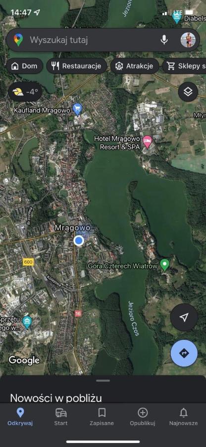 Apartament Czos Mrągowo Eksteriør bilde