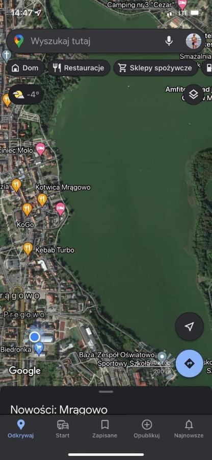 Apartament Czos Mrągowo Eksteriør bilde